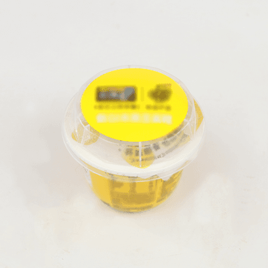 玉米杯包装解决方案A（PP高阻隔容器+PP注塑盖/膜内贴+PP勺子套装+收缩膜标签+高阻隔耐高温易揭盖膜）